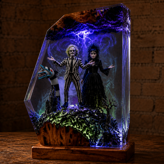 Beetlejuice Resin Lamps (Pre-Order)
